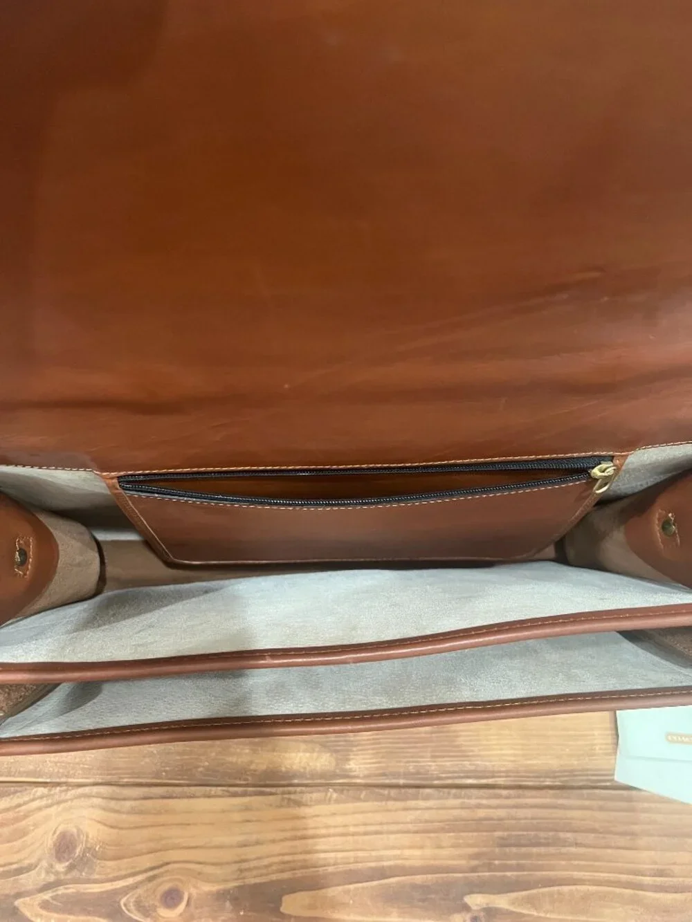 Vintage Coach 5357 Ambassador Brief British Tan 1994 Combination Lock Bag